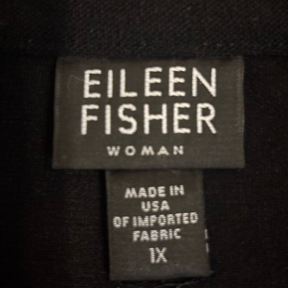 Eileen Fisher Classic Black Jacket.wc1088 - Picture 9 of 10